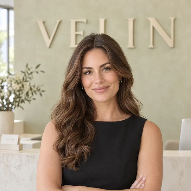 Noor, director, founder, in the studio